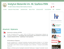 Tablet Screenshot of botany.pl