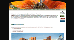 Desktop Screenshot of botany.org