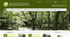 Desktop Screenshot of botany.az