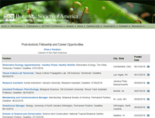 Tablet Screenshot of jobs.botany.org